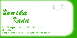 monika kada business card